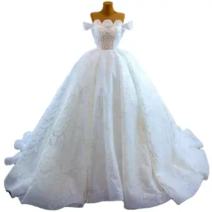 Abiti da sposa abito da sposa abito da ballo abiti da sposa abiti da ballo abiti da sposa in pizzo bianco Africa con perline 2022