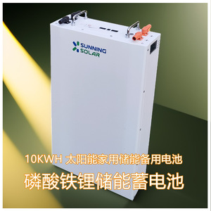 Wall <b>Mounted</b> Solar Energy Storage System 51.2V 100/200Ah LiFePO4 <b>Battery</b> Hybrid Grid All In One - Product Image 5