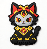Badge de vêtement personnalisé en PVC 3D, écusson en caoutchouc gaufré écologique, en silicone souple, avec fermeture auto-agrippante et thermocollant, vente en gros