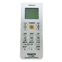 Télécommande universelle HUAYU K-1758E pour climatiseur, code roulant, code fixe, fonction automatique, contrôle tactile LED, 17 boutons, plastique