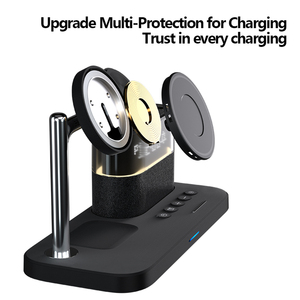 2024 Trending Products <strong>Technology</strong> <strong>Gadgets</strong> Wireless Charger Stand Alarm Clock Multifunctional All-in-one Wireless Charging - Product Image 2
