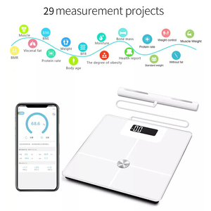 Báscula de grasa corporal inteligente, analizador digital de grasa corporal con 8 sensores, para mano y pie - Product Image 2