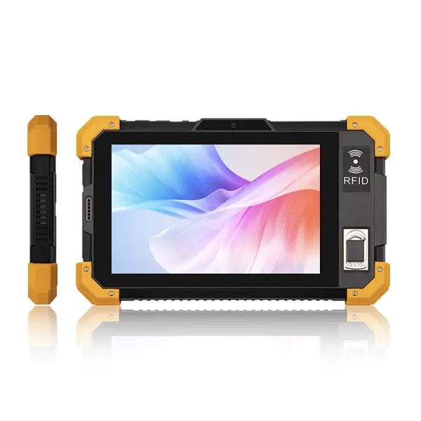 OEM Rugged Pc Scanner 4G Phone Calling 7.0 Inch 8gb Ram Waterproof GPS Industrial Android Tablet With NFC Reader Fingerprint