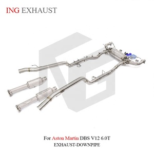 Sistema de Escape CatBack Valvetronic de Acero Inoxidable ING con Tubos Delanteros para <span class=keywords><strong>Aston</strong></span> Martin DBS V12 6.0T, Piezas de Alto Rendimiento al por Mayor - Product Image 5