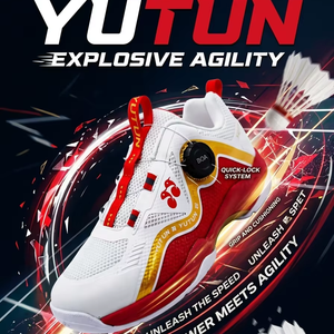 Zapatillas de Bádminton Profesionales Antideslizantes para Pista Cubierta con Sistema de Cordones <span class=keywords><strong>BOA</strong></span> para Jugadores Profesionales y Atletas - Product Image 1