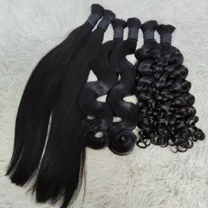 Letsfly Hair Bulk Buy Virgin Human Hair Deep Curly Hair Extension Water Wave 10PCS Per Lot 22 24 26 28 inches Free Shipping
