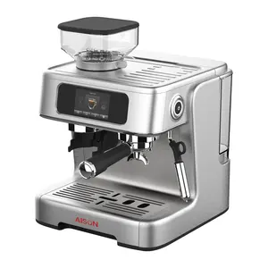 Máquina de café expresso italiana 15 bar 20 bar, máquina semiautomática de cappuccino, venda direta da fábrica