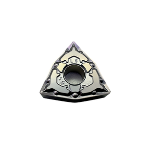 Plaquettes de tournage en carbure pour tour CNC PVD carrées/triangulaires, personnalisables OEM, outils de tournage professionnels pour le travail du métal et du <span class=keywords><strong>bois</strong></span> - Product Image 2
