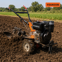 Tractor Agrícola Diésel con Estructura de Acero Sólido, Motor de Bajo Consumo para Huertos, Certificado CE, Calidad de Exportación, Motor Diésel de 6 HP