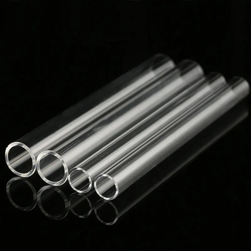 Large Diameter Borosilicate 150mm Quartz Glass Tube Heat Resistant Quartz Glass Tube