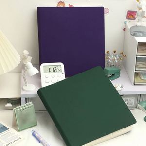 Cuaderno de Cuero con Encuadernación Cosida, 100 Hojas, Cuaderno de Dibujo Impreso, para Pintar, Graffiti, con Páginas Interiores en Blanco - Product Image 4