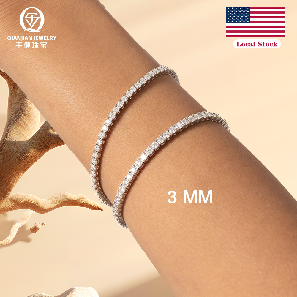 Bracelet en argent 3 MM
