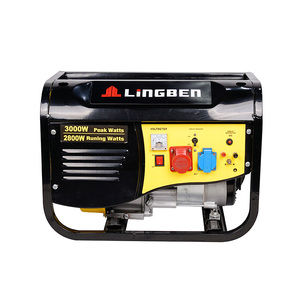 เครื่องกำเนิดไฟฟ้าเบนซิน LingBen ขายดี 2KW 2.5KW 3KW 4KW 5KW 6KW 7KW 8KW 10KW 50hz แบบพกพา เฟสเดียว - Product Image 2