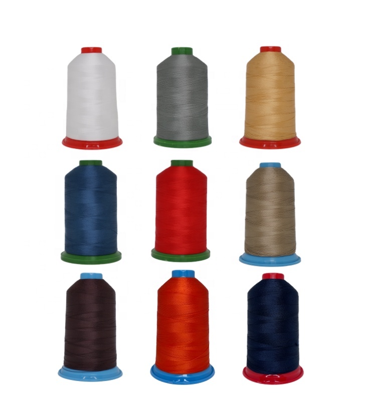 Отличная УФ-стойкая полиэфирная швейная нить 420D/3 Tex 135 Tkt 20 для палаток, уличная мебель