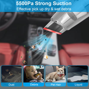 कारखाने प्रत्यक्ष रिचार्जेबल छोटे हैंडहेल्ड शक्तिशाली सक्शन 2000 माह घरेलू कार वैक्यूम क्लीनर - Product Image 2