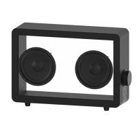 40W 5.5 pouces Haut-parleur simple moderne créatif transparent pour haut-parleur Bluetooth Design 2025 article