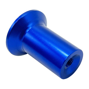 Botón de liberación del freno de mano de aleación de aluminio, 25mm, azul, Universal, para modificación de coches - Product Image 3