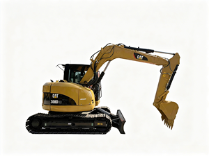 Excavatrice de haute qualité de 8 tonnes, excavatrice d'occasion Cat 308E 308D, mini-excavatrice d'occasion avec EPA en stock, vente en promotion - Product Image 1
