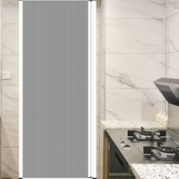 Porte coulissante pliante en alliage d'aluminium à structure alvéolaire, invisible et sans rail, pour salles de bain et cuisines (vente en gros uniquement)