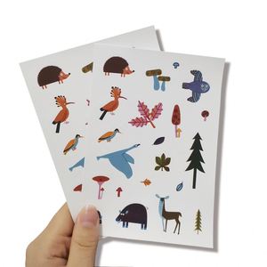 Étiquette adhésive en vinyle imperméable, logo, autocollant découpé à la forme de dessin animé, impression personnalisée, feuille d'autocollants découpés à la forme - Product Image 2