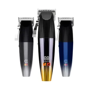 Professional LED Display Rechargeable Haircut Machine Barber Trimmer Hair Clippers For Men