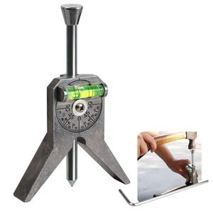 Pipe Center Finder Magnetic Pipe Centering Tool with Spirit <b>Level</b> & Protractor for Pipe Marking Layout - Product Image 6