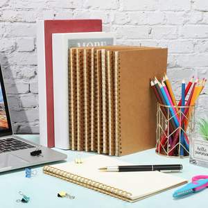 <span class=keywords><strong>Cahier</strong></span> à spirales à couverture rigide en papier kraft pour les élèves, prix bas, <span class=keywords><strong>cahier</strong></span> à spirales pour les devoirs et les exercices - Product Image 2