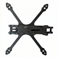 Durable 225mm Wheelbase 5 Inch Carbon Fiber FPV Quadcopter Frame with CNC Aluminum Parts for Professional Racing Pilots