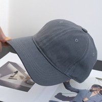 Gorra de béisbol de marca Unisex Color sólido Sombrero de algodón informal, 6 paneles sin estructurar Logotipo bordado personalizado Sombreros de papá