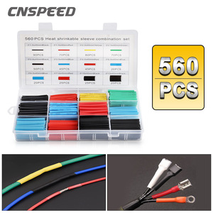 Ensemble de manchons thermorétractables, 560 pièces, multicolores, tailles assorties, pour la protection des fils et l'isolation électrique - Product Image 4