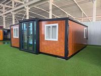 Maison modulaire préfabriquée de luxe entièrement équipée de 20 pieds avec intérieur haut de gamme et plusieurs chambres