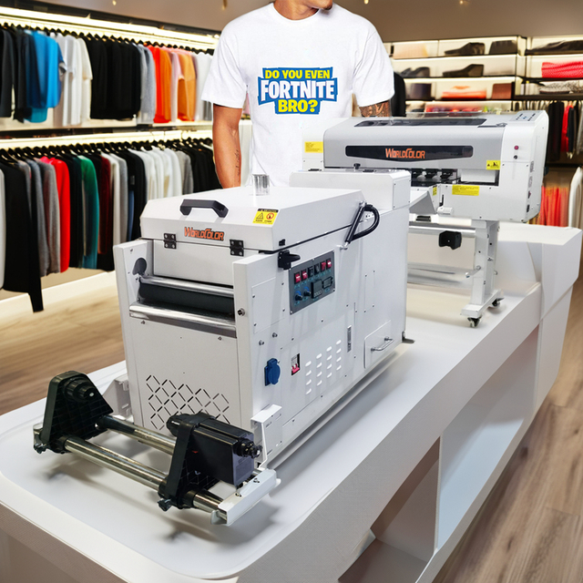 Small Dtf Printer 30cm A3 XP600 Cheap DTF Printer Automatic Dtg Digital Tshirt Printing Machine with Shaker