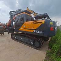Excavatrice d'occasion HYUNDAI 220LC 9S 22 tonnes, excavatrice hydraulique sur chenilles avec garantie à vendre