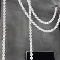 Lustre suspendu moderne en albâtre/acrylique/verre, forme carrée/allongée, pour décoration intérieure, grand lustre personnalisé pour hall d'hôtel