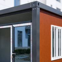 Mini-maisons prêtes à être expédiées, maison conteneur pliable, structure en acier modulaire préfabriquée de qualité supérieure, installation rapide, utilisation pour habitation ou bureau
