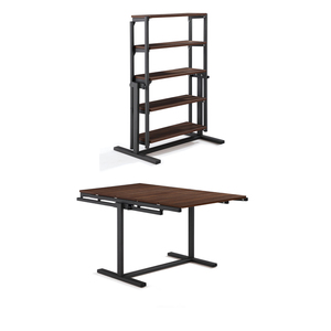 <span class=keywords><strong>Table</strong></span> à manger/étagères pliantes en bois convertibles de meubles créatifs de Guangdong pour l'événement - Product Image 4