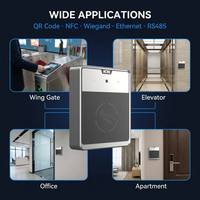 Lector de Control de Acceso NFC con Código QR A169 AC8630, Wiegand RS485 Ethernet para Puerta, Ascensor, Oficina, Apartamento, Comunidad, CE