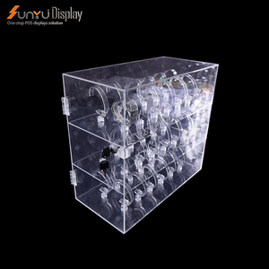 Espositore per Orologi in Acrilico Trasparente a 3 Livelli Personalizzato, Nuova Vetrina per Negozi, Porta Orologi in Acrilico - Product Image 3