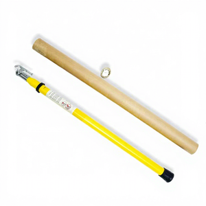 Perche isolée haute tension télescopique triangulaire en fibre de verre pour travaux sous tension - Product Image 1