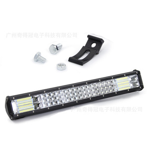 Barre lumineuse de travail LED QIDEWIN 3 rangées 12-36V, projecteurs de toit pour véhicules tout-terrain, camions et SUV - Product Image 2
