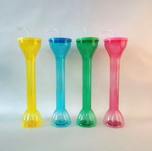 Logo personalizzato yard tazze bere collo lungo bottiglia di acqua magia granite tazza di plastica bottiglie per bevande - Product Image 4