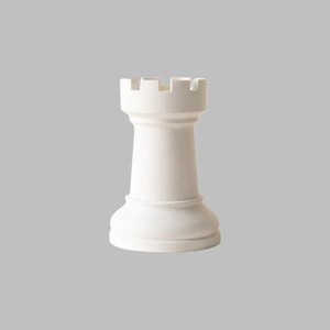 Porte-stylo en forme de tourelle d'échecs, organisateur de bureau, vase à fleurs, décoration créative de bureau - Product Image 5