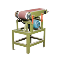 Ponceuse à bande électrique professionnelle multifonction pour le travail du bois avec tambour extensible, alimentation 380V DC 3A 1440 tr/min pour le polissage