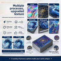 Pabrik Kartu Kustomisasi Kartu Permainan, Kartu Lenticular Karakter Kecil Tebal dengan Ukiran Laser, Kartu Berlapis Kertas, Cetak Massal