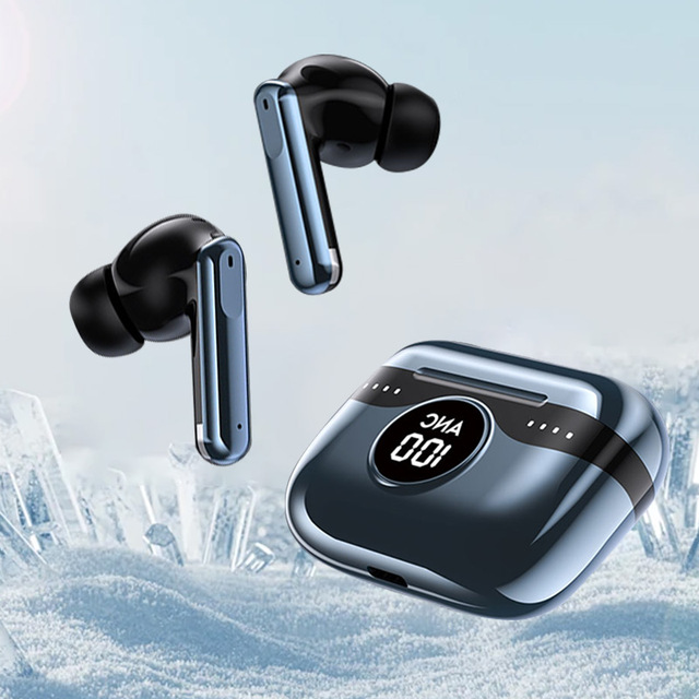 OEM Custom logo 400mAh Power Bank Ipx5 HIFI Bass Waterproof BT 5.3 True Wireless in Ear ANC Waterproof  TWS Wireless Earbuds 5.3