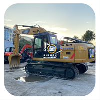 Excavatrice sur chenilles d'occasion CATERPILLAR 320D2L, moteur EPA ACERT, engin de terrassement, modèle 2022, 20 tonnes, roulement moteur, boîte de vitesses, pompe