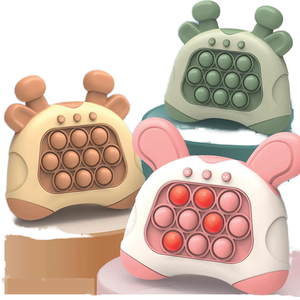 Giocattoli educativi per bambini cartone animato portatile che spinge il gioco elettronico a spinta rapida bolle di gioco Console di gioco - Product Image 1