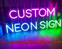 Enseignes néon acryliques personnalisées avec logo, installation sur pied, vente chaude, éclairage LED, utilisation intérieure/extérieure, décoration pour bars et centres commerciaux