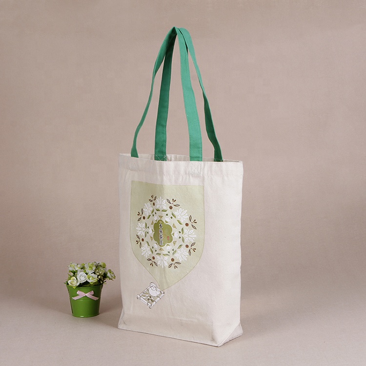 Custom Foldable Outdoor Sunny Large cotton Canvas Bag