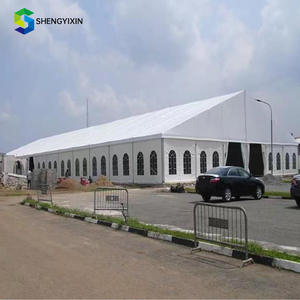 Nuovo personalizzato grande Span telaio industriale tenda magazzino impermeabile resistente al fuoco in Pvc tende per lo stoccaggio temporaneo logistica - Product Image 2